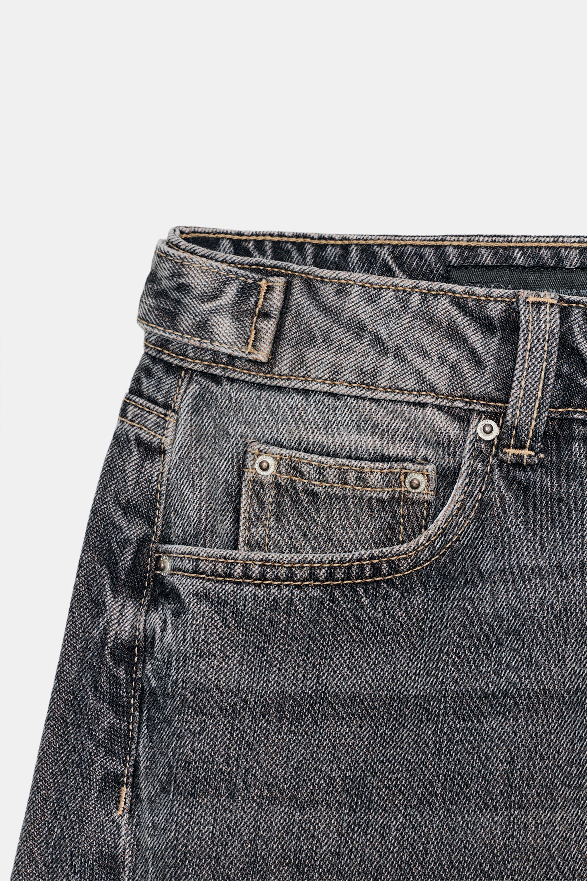 Z1975 WIDE LEG MID-RISE SEAM JEANS